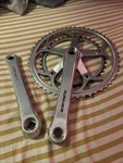 Vintage Shimano Dura Ace FC-7402 Crankset 172.5 53/42 Double Silver 130 Bcd Road. Fixed Price $65.00.