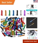 Bike Cable End Caps, Alloy Crimps, Brake Tips For Road Mountain Bic.... Fixed Price $10.44.