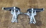 Vintage Shimano 600 Bicycle Touring Road Bike Pedals Toe Clips Cleats. Fixed Price $59.95.