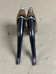 Universal Super 68 Brake Levers With Hoods, Black Anodized. Fixed Price $29.00.