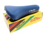 Selle Italia Turbo Leather Saddle Blue 90S Steel Rails Rare New In Box Nos. Fixed Price $269.99.