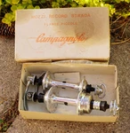 Vintage Campagnolo Record Hubs 36H Low Flange Nos Box Mozzi Strada Shop Display. Fixed Price $254.15.