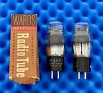 Two Wards Super Airline Type Tubes /amplitrex Tested 1945 Foil Getters. Fixed Price $249.00.