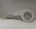 New With Shelf Wear, Sun Boardwalk Cruiser Chainguard White, No Mounting Screws. Fixed Price $32.50.
