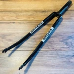 Vintage Tange 8E 700C Road Fork 1-INCH Threaded 131 Steerer Black Chromoly Steel. Fixed Price $129.99.