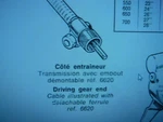 Schwinn Parts Cable Huret New Driving Gear End # 6620. Fixed Price $35.00.