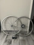 Araya VP-20 26" 100/130 Wheelset W/shimano Hubs And 7 Speed 11-30 Cassette. Fixed Price $77.50.