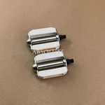 White/chrome Vintage Bicycle Block Pedals Schwinn Stingray Cruiser Lowrider Bike. Fixed Price $15.70.