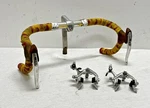 Vintage Dia-compe 400 Gx Brakes Aero Levers 50MM Nitto Quill Stem Forte 41CM Bar. Fixed Price $39.95.