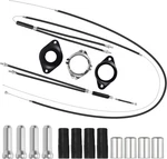 Bmx Bike Gyro Brake Cables Front + Rear (upper Lower) With Spinner Rotor Compl. Fixed Price $23.99.