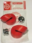 Schwinn Red Handlebar Tape Hunt-wilde Opaque Flexon Vinyl W/bar End Plugs 09 075. Fixed Price $34.95.