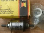 Sturmey Archer Aw Hub 36 Hole 61/4" Nos In Box With Trim Kit Dated 79 -3 Speed. Fixed Price $125.00.