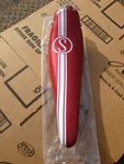Nos Red Schwinn Stingray Seat. Fixed Price $599.99.