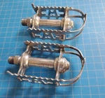 Vintage Mikashima Mks Road Racing Pedals Made Japan 9/16. Fixed Price $26.50.