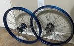 Araya Sunshine Bendix Bmx 20IN Wheel Set Blue. Fixed Price $500.00.