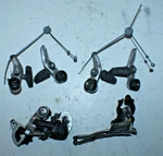 Shimano Front & Rear Derailleurs Long Reach 3X8 28.6MM Cantilevers Usa Shipper:). Fixed Price $111.65.