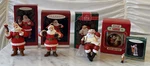 Lot Of 5: Coca-cola Santa Hallmark Keepsake Ornament Haddon Sundblom 1991-96. Fixed Price $39.00.