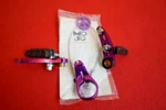 Ringle Mojo Peace Sign Cantilever Brake Cable Hanger Purple / Parts Bmx. Fixed Price $99.00.