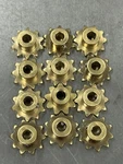 Boston Gear Bronze Ladder Chain Sprocket 10 Teeth 1A Pitch- .185" -bore 3/16". Fixed Price $28.00.