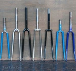 700C Roadbike Fork Lugged 1"THREADED Headset Vintage Schwinn Fixie Bicycle Wheel. Fixed Price $165.00.