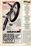 1981 Takara Bill Walters Leathers Print Ad 80S Bmx Bike FA.12. Fixed Price $19.99.