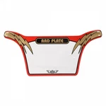 Bikes Rad Number Plate - Red/gold Bmx Style Cruiser Accessory, 10X19.75. Fixed Price $39.94.