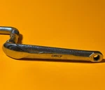 Gt One-piece Bmx Cranks 175MM Cr-mo Oid School Dyno Chrome Bike Mid Compe. Fixed Price $79.99.