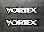 2PC Vortex Racing V3 Stickers Decals Cr Rm Yz 80 125 250 450 Sprockets Pick Size. Fixed Price $17.99.