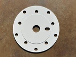 Old School Bmx New White Power Disc Chainring Adapter Aluminum 110 /130 Gt Hutch. Fixed Price $49.00.