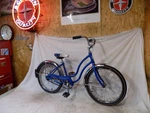 1977 Schwinn Bantam 20" Stingray Muscle Bike S7 Blue Hollywood Superior Tires. Fixed Price $149.95.
