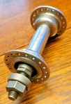 Rare Vintage Styria Made Austria Low Flange Front Bicycle Hub 36H. Fixed Price $14.99.