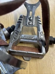 Sugino PD-1000 Flat Bicycle Pedals 9/16 20 Inch Silver Dust Caps With Clips. Fixed Price $29.99.