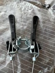 Vintage Shimano Stem Mount Shifters Road Friction Speed SL-QP10. Fixed Price $19.95.