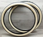 Vintage 1950' Carlisle Lightning Dart White Wall Bicycle Tires 26 X 2.125" Pair. Fixed Price $129.95.