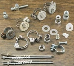 Nos Vintage Sturmey Archer Bike Parts 3 Speed Hub Bicycle Axle Nuts Clips Bolts. Fixed Price $17.00.