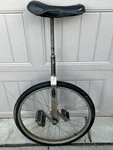 Vintage Schwinn 24" Unicycle Chrome Original Saddle & Tire Chicago. Fixed Price $129.95.