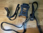 Vintage Cateye TC-200 (size 2) Toe Clips Used Black With Straps Japan. Fixed Price $10.00.