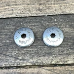 Vintage Specialites Crank Arm Bolt Dust Caps Pair Silver 15G Road Metal Cover. Fixed Price $31.34.