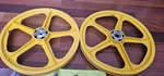 Skyway Tuff Ii Yellow Bmx Mags Metal Flange. Fixed Price $300.00.
