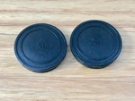 Sr - Small Font Pedal Caps Black Old School Bmx. Fixed Price $26.81.