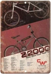 10" 7" Metal Sign - Z2000 Cw Racing Bmx Vintage Look Reproduction B188. Fixed Price $26.95.
