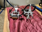Mks Sylvan Track/fixie Pedals Used With Christophe Straps Toe Cage. Fixed Price $40.00.