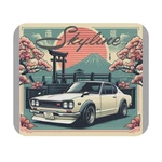 Hakosuka Skyline Gt-r Mouse Pad Jdm Car Mt Fuji Cherry Blossom Desk Mat. Fixed Price $21.93.