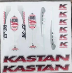 Kastan CR-24 Cruiser Decals Repop In Red. Fixed Price $75.00.