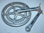 Motobecane Sr Sakae Double Crank Set Silver 170MM 40/52T Japan Jis Vintage Road. Fixed Price $41.87.