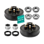 Set Of Jadode 10" X 2-1/4" Trailer Brake Drum Kit On 4.5 With Bolt 1/2".... Fixed Price $138.80.