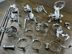 Nos Campagnolo Pump & Cable Clips / Guides Bolts Vintage Roadbike Tour Bicycle. Fixed Price $18.00.