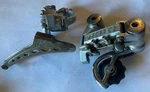 Vintage Shimano Titlist Front And Rear Derailleur. Fixed Price $55.99.
