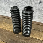 Vintage Ati Rubber Fork Boots Pair Black Gaiters Front Suspension Cover 90S Mtb. Fixed Price $29.99.