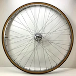 Campagnolo Record Front Bicycle Wheel Early Lever Fiamme Rim 700C Tubular. Fixed Price $149.99.